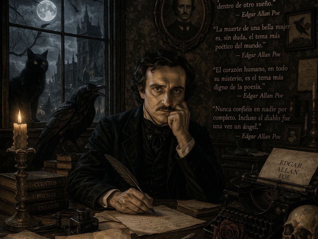 50 frases de Edgar Allan Poe que muestran el lado más oscuro de la ...