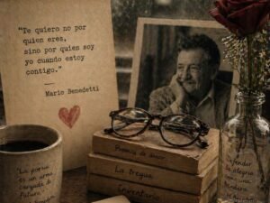 frases de amor de Mario Benedetti