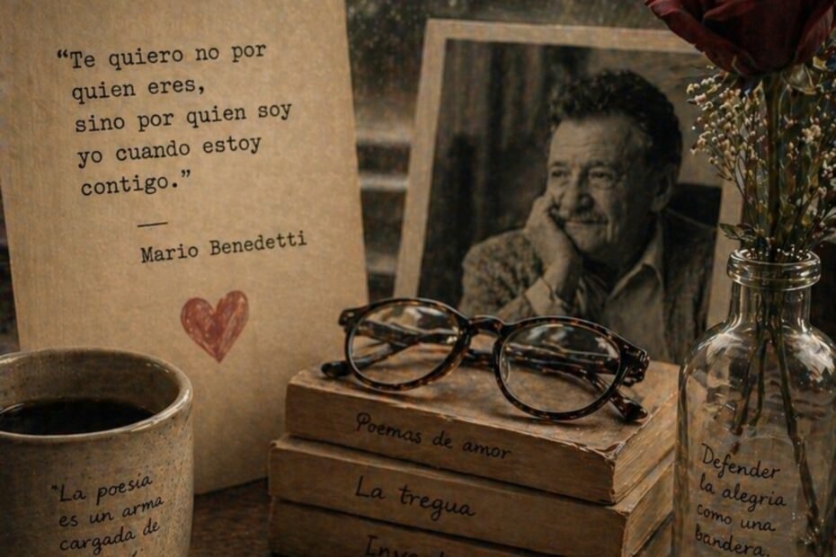 frases de amor de Mario Benedetti
