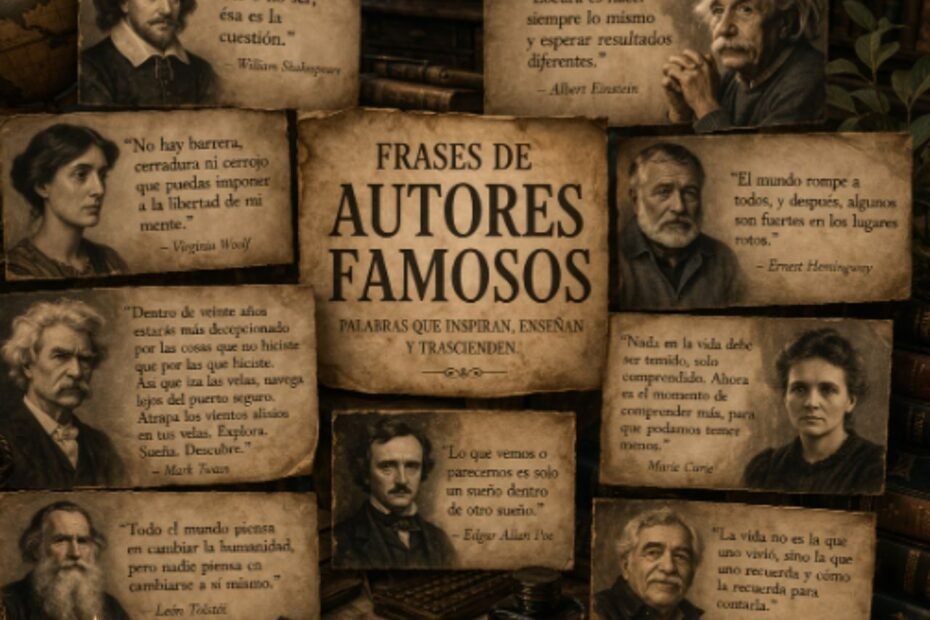 Frases de autores famosos