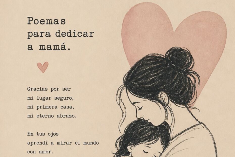 poemas para dedicar a mamá